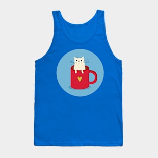 Cat in mug Tank Top